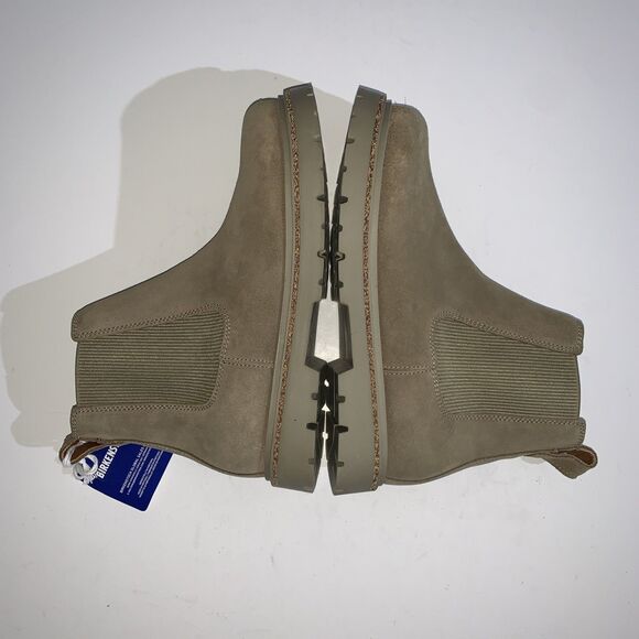 Birkenstock Boots Womens US 9 Tan Suede Chelsea Lug Sole Ankle Pull On EU 40 - Picture 8 of 11